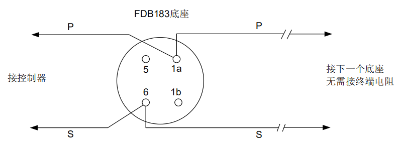 FDO183S点型光电感烟河北探测器接线图